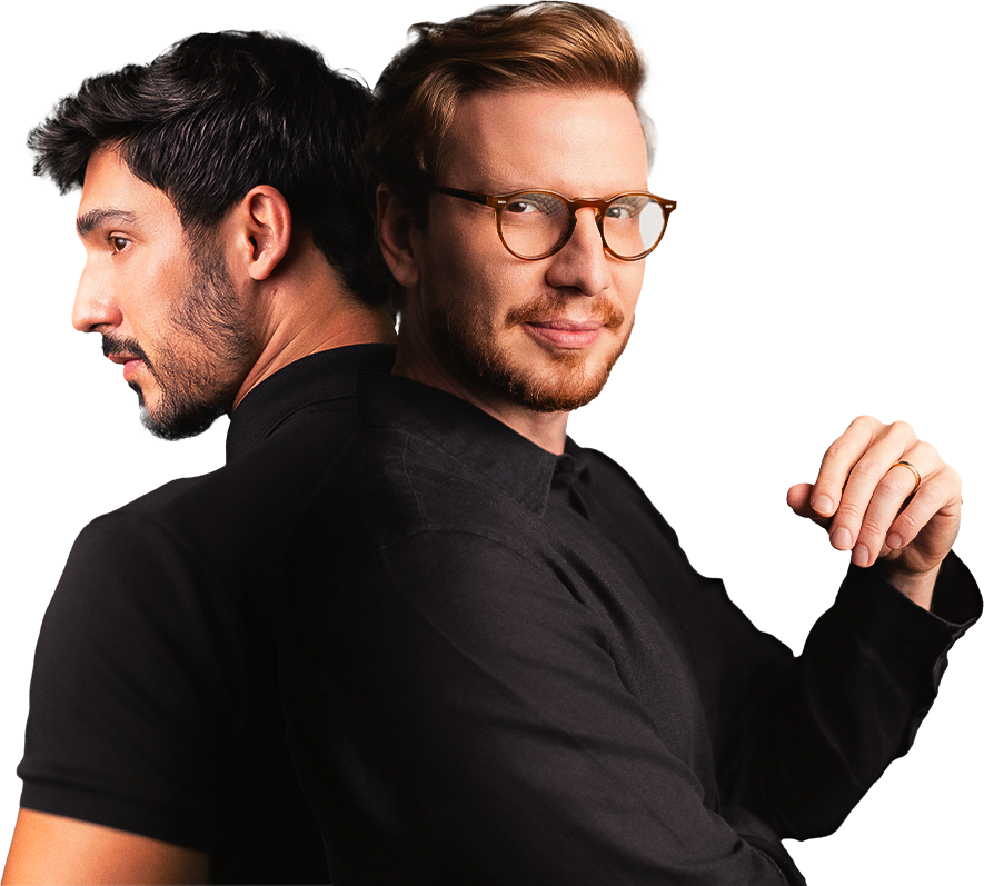 Saulo Abrahão e Luiz Ferraz